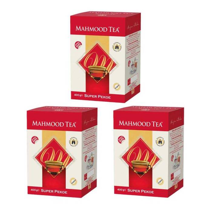 Mahmood Tea Super Pekoe Seylan Siyah Seylan Çay 400 gr × 3 adet - 1