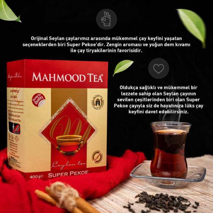 Mahmood Tea Super Pekoe Ithal Seylan Dökme Çayı 400 gr - 4