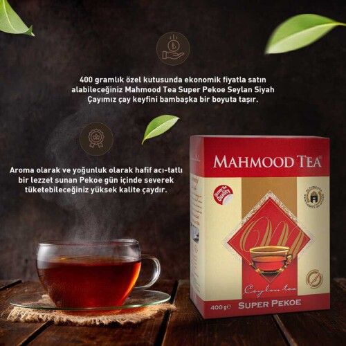Mahmood Tea Super Pekoe Ithal Seylan Dökme Çayı 400 gr - 5