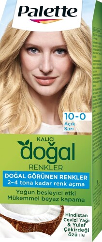 Palette Kalıcı Doğal Renkler 10-0 Açık Sarı - 3