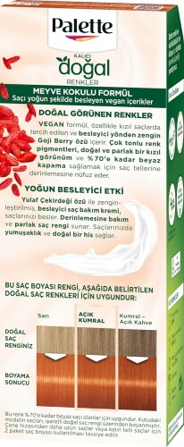 Palette Kalıcı Doğal Renkler 8-77 Tarçın Bakır - 5