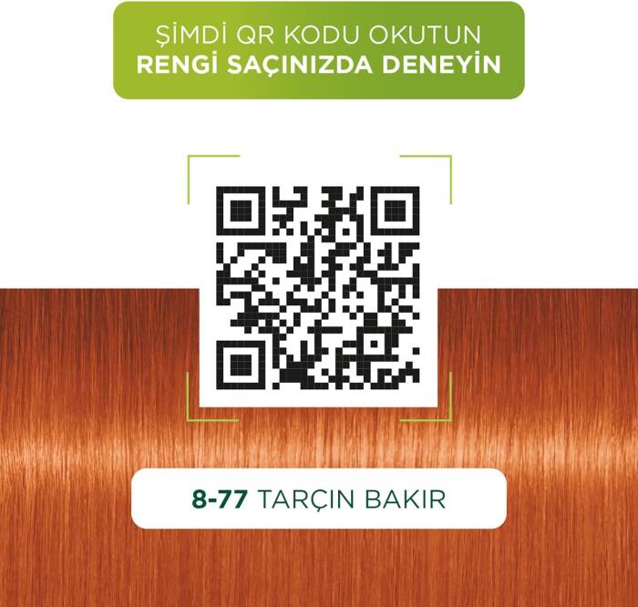 Palette Kalıcı Doğal Renkler 8-77 Tarçın Bakır - 8