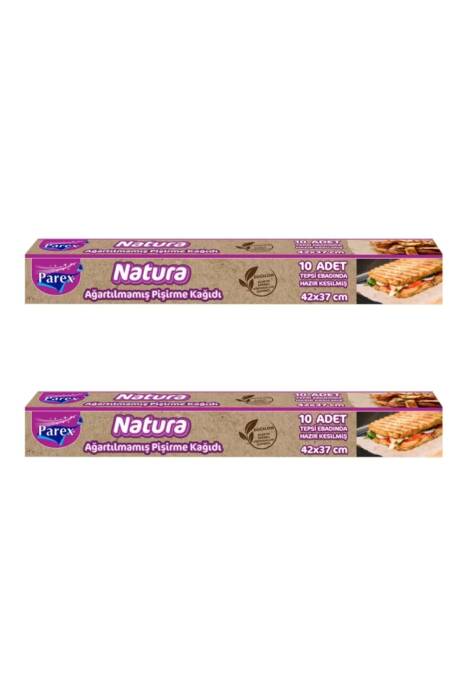 Parex Natura Yeni Ağartılmamış Hazır Pişirme Kağıdı X 2 Paket - 1