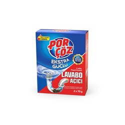 Porçöz Ekstra Güçlü Lavabo Açıcı Granül 2x70 GR - Porçöz