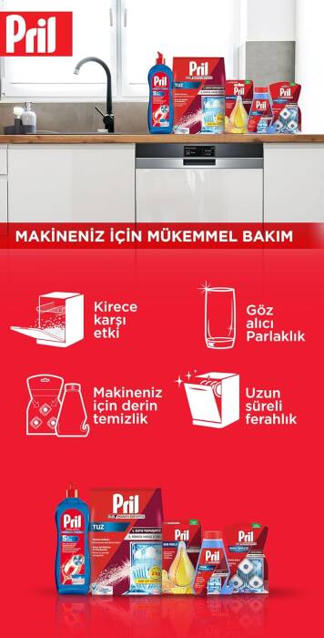 Pril 5 Etkili Yoğun Makina Temizleyici 250 mL - Bulaşık Makineniz İçin Derinlemesine Temizlik ve Hijyen - 4