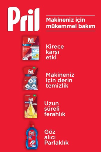 Pril 5 Etkili Yoğun Makina Temizleyici 250 mL - Bulaşık Makineniz İçin Derinlemesine Temizlik ve Hijyen - 6