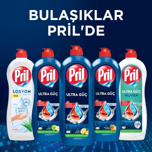 Pril Amasya Elma Kokulu Elde Yıkama Sıvı Bulaşık Deterjanı (1 x 675 g) - 11