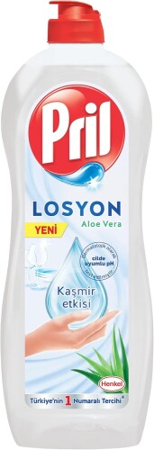 Pril Losyon Aloe Vera 750 ml - Cilt Dostu Bulaşık Deterjanı, Nemlendirici ve Ferah Temizlik - Pril