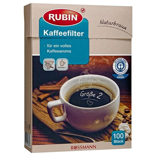 Mahmood Coffee Filtre Kahve 250 Gr ve Rubin Küçük Boy Kahve Filtresi Naturel Kağıt 2 Numara 100 adet Set - 3