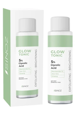 Sinoz Arındırıcı Peeling Etkili Glow Tonik Glycolic Acid %5 200 ml - 5