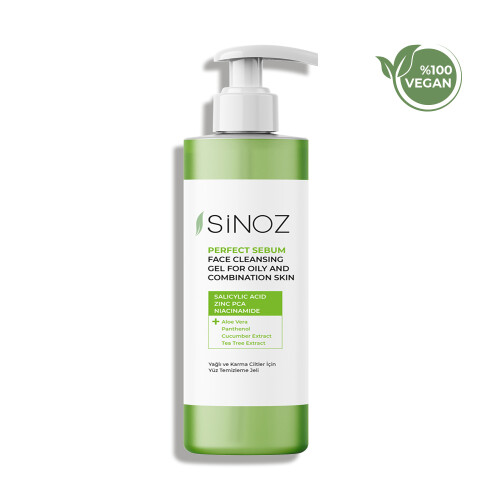 Sinoz Perfect Sebum Dengeleyici Yüz Temizleme Jeli 400 ml Yağlı Karma Ciltler Için - 6