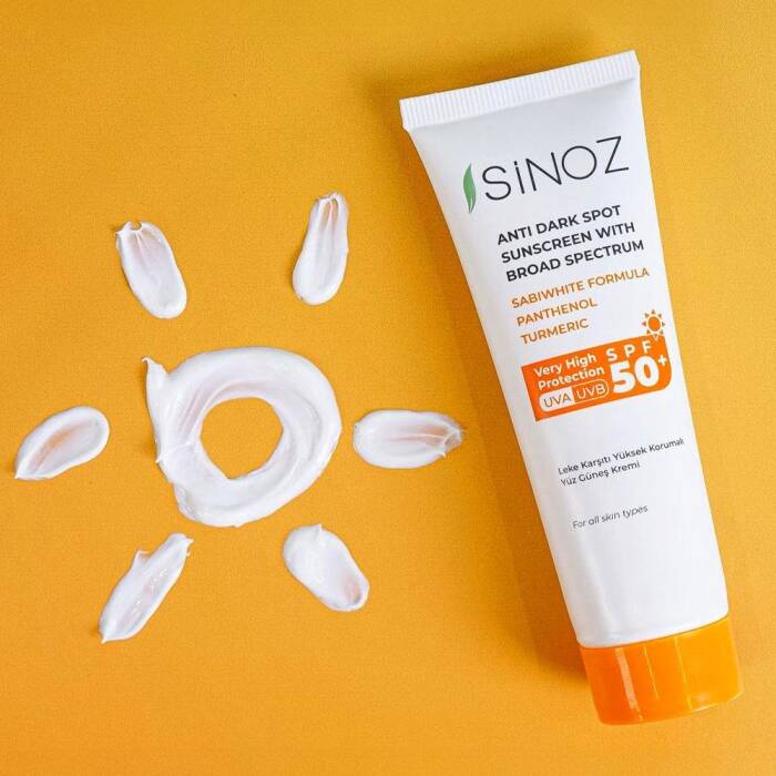 Sinoz Spf 50 Leke Karşıtı Yüksek Koruyucu Yüz Güneş Kremi 50 ml Normal Ve Kuru Ciltler Için - 7