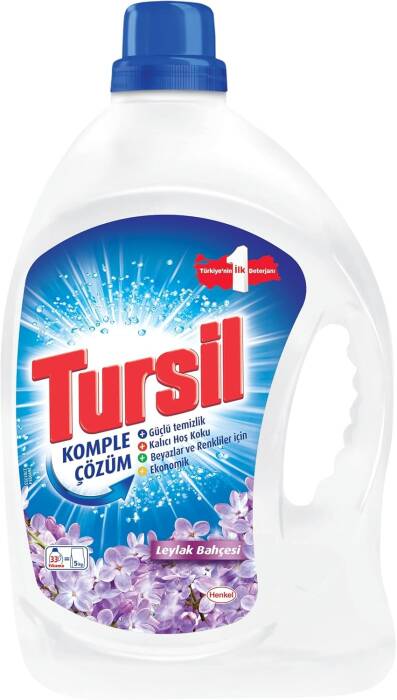 Tursil Matik Power Jel Leylak Bahçesi 33 Yıkama - 5’i 1 Arada Etkili Temizlik, Soğuk Suda Tasarruf & Kalıcı Ferah Koku - 1