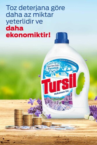 Tursil Matik Power Jel Leylak Bahçesi 33 Yıkama - 5’i 1 Arada Etkili Temizlik, Soğuk Suda Tasarruf & Kalıcı Ferah Koku - 7