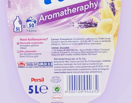 Vernel Çamaşır Yumuşatıcısı Aromatherapy Relax, 5 Litre, 50 Yıkama - 4