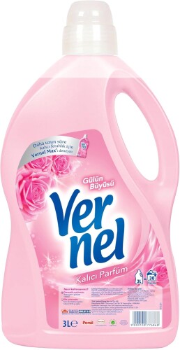 Vernel Gülün Büyüsü Kalıcı Parfüm 30 Yıkama Çamaşır Yumuşatıcısı (1 x 3000 mL) 